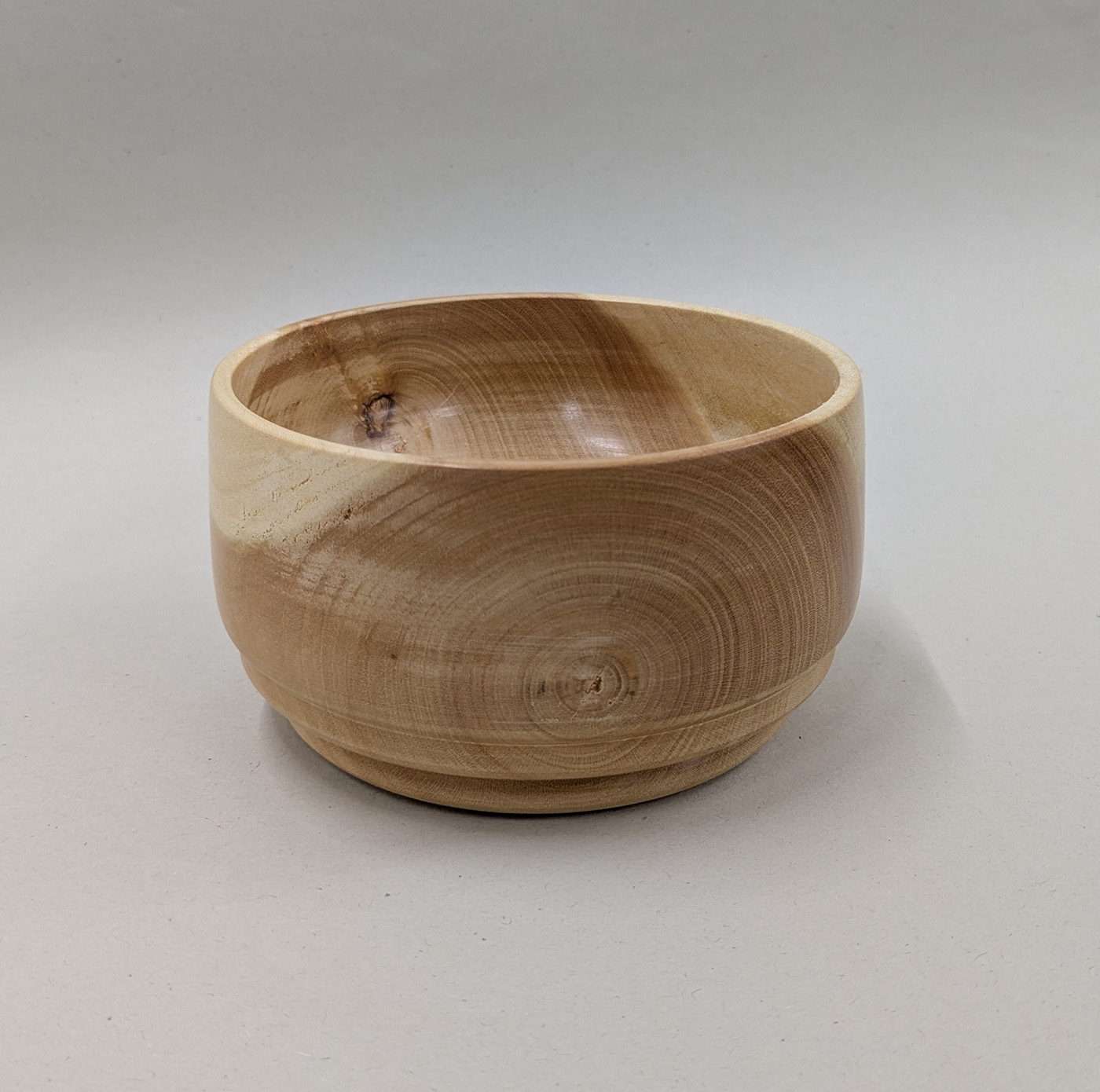 left side of the bowl